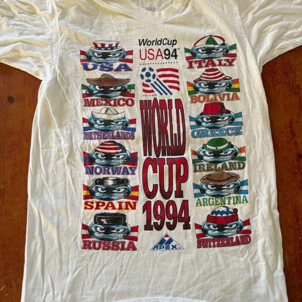 1994 World Cup Soccer Usa 94 T Shirt Retro